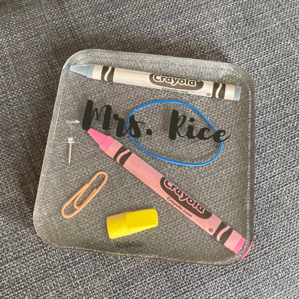Personalized Teacher Coasters
